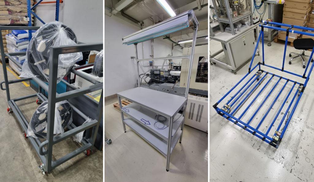 Custom Welded Pipe and Profile Structures for Warehouses and Factories